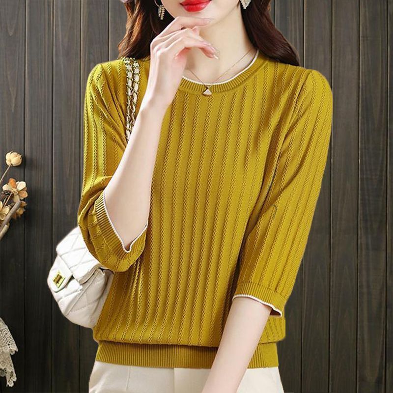 Thin Casual Sweater Top For Women