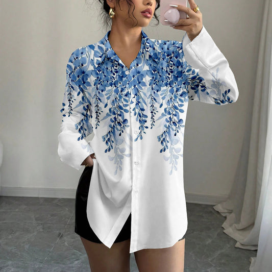 European And American Leisure Printed Shirt