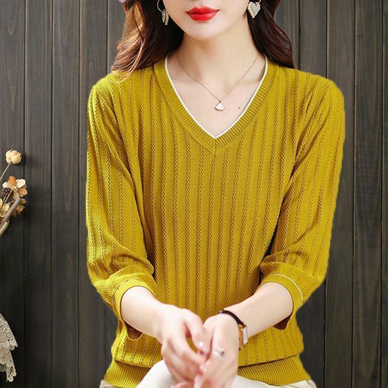 Thin Casual Sweater Top For Women