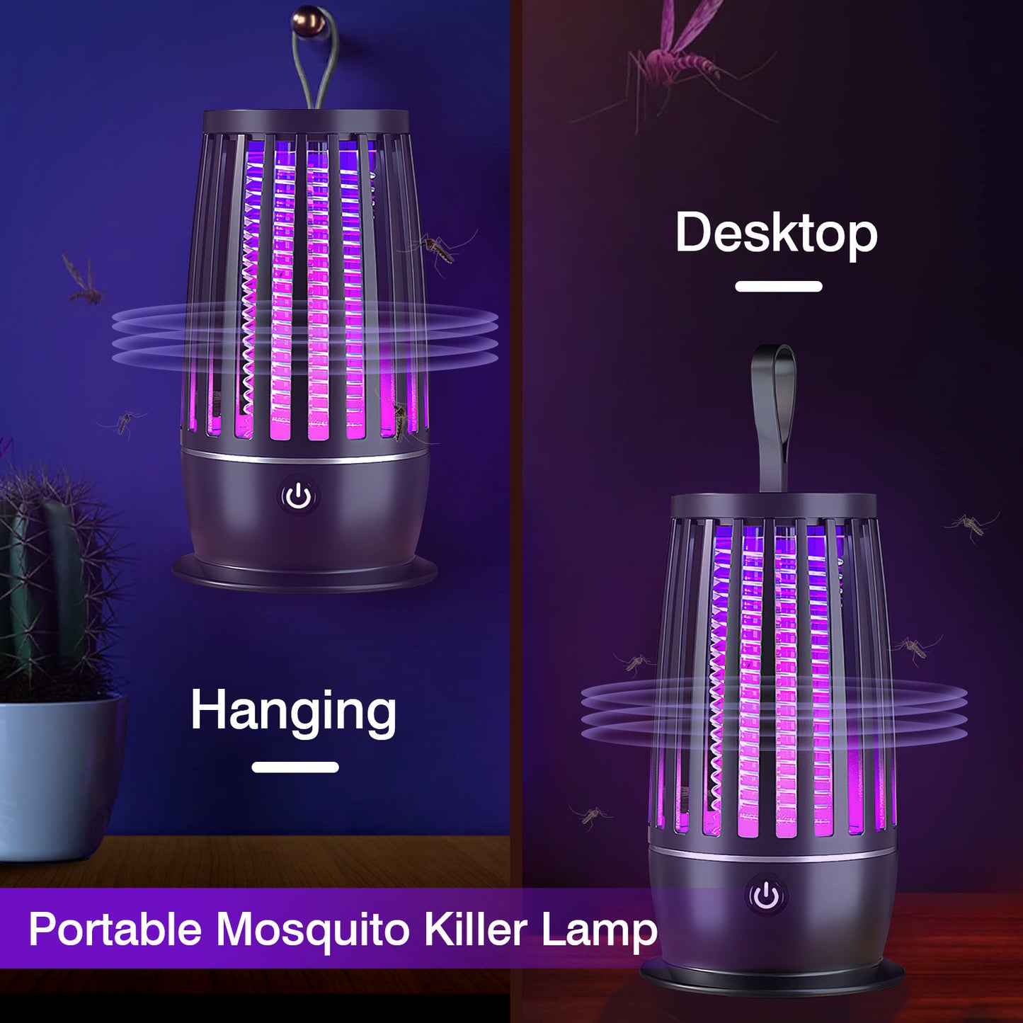 Rechargeable Mosquito-Killing Lamp