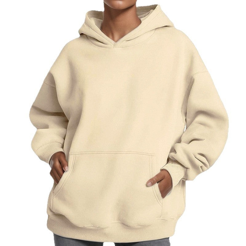 Loose Casual Temperament Long Sleeve Hooded Sweater
