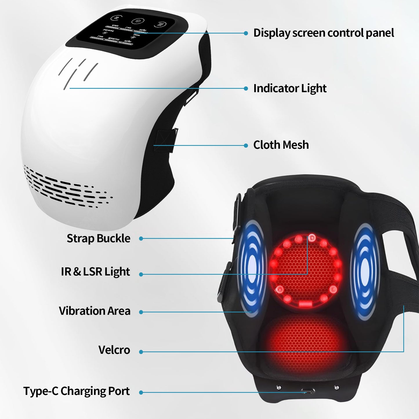 Smart Electric Knee Massager for Home Use