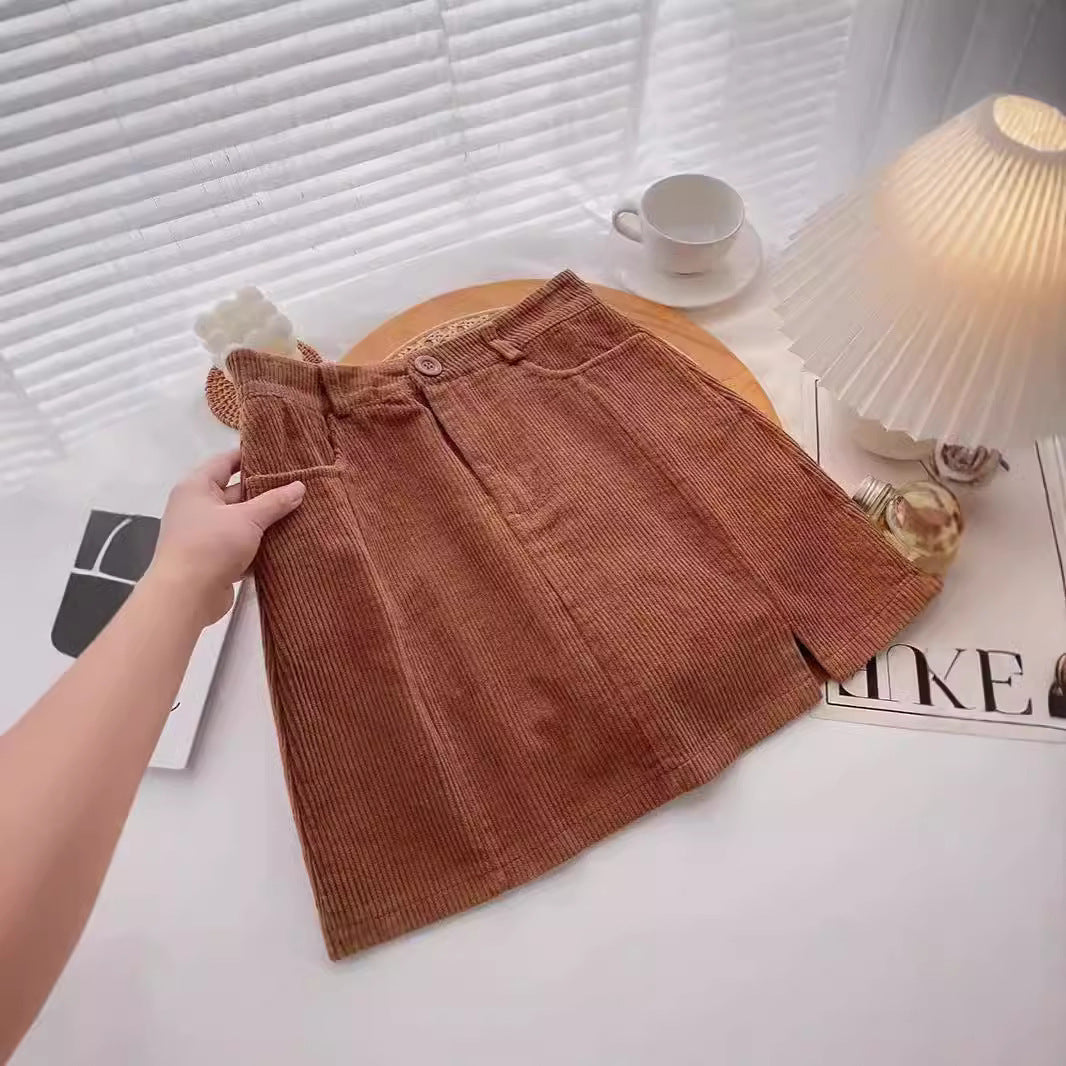 Retro High Waist Slimming Commuting Slim Fit Slit A- Line Skirt