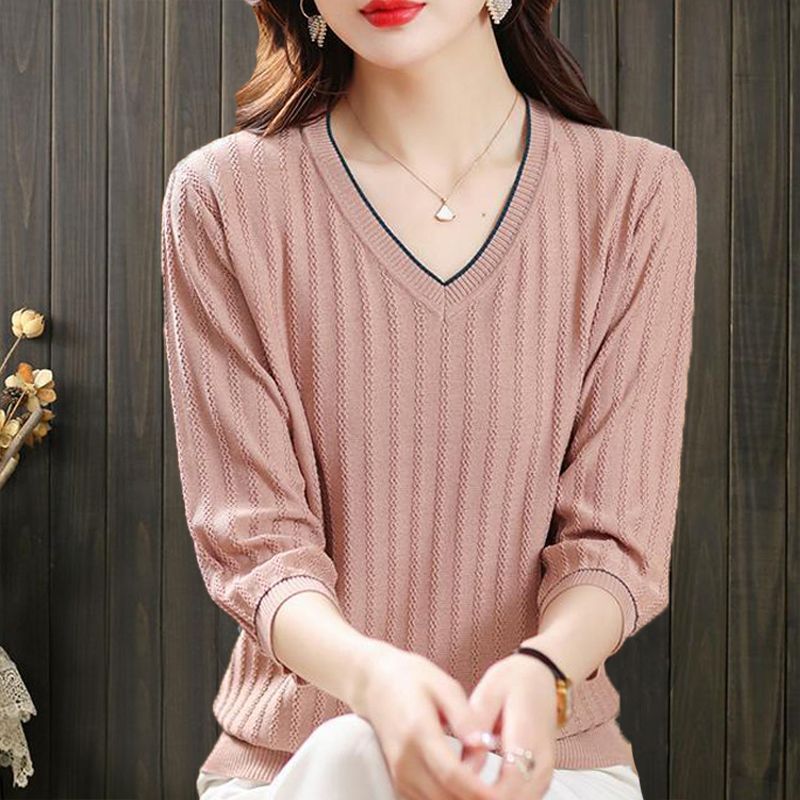 Thin Casual Sweater Top For Women
