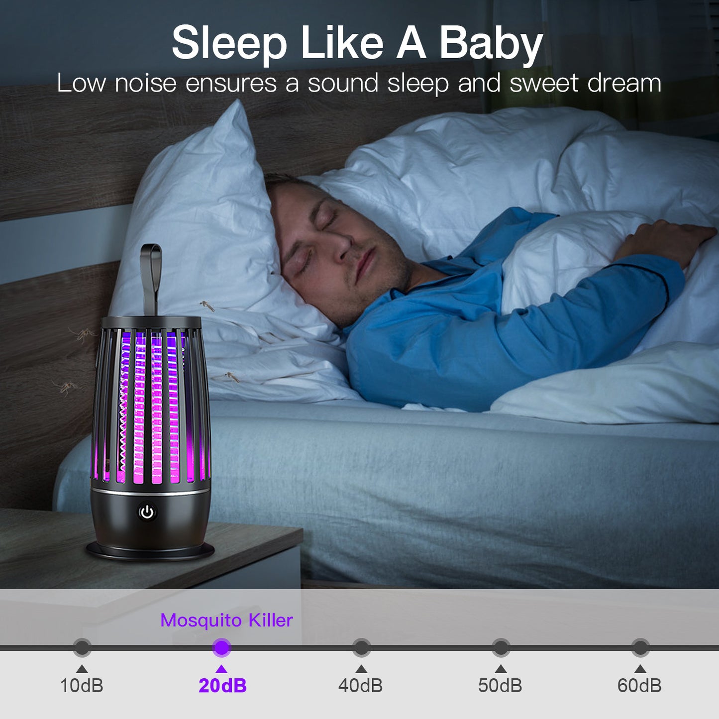 Rechargeable Mosquito-Killing Lamp